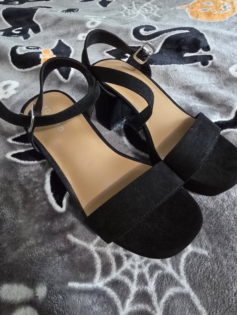 Torrid Suede Heel Sandals Size 6.5WW